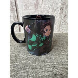 Demon Slayer Tanjiro & Nezuko Ceramic Black Anime Coffee Hot Cocoa Mug